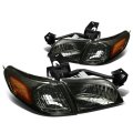 Smoked Housing Amber Corner Headlight Head Lamps Tool Kit Compatible With Venture Silhouette 97-05