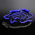 Silicone Radiator Hose Kit For Subaru Impreza Wrx Gdb Ggb 2002 2007 Blue 11pcs Hoses With Clamps Fit Gda Gga Sti Ej20 