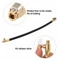 Copper Nylon 30cm 12 Tire Valve Connect Pipe Air Chuck Inflator Compressor Pump Extension Hose For Car Motorbike Bike Quick