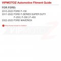 Vipmotoz Full Led Truck Trunk Bed Cargo Lights With Wire Harness Compatible 2015-2023 Ford F150 2017-2023 F250 F350 F450 2022