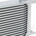 Auto Dynasty Universal Automotive Silver Aluminum 16-row Engine Transmission Oil Cooler