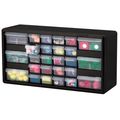Akro-mils 10126 26 Drawer Plastic Parts Storage Hardware And Craft Cabinet 20-inch By 10-1 4-inch 6-3 8-inch Black 
