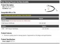 Power Steering Pressure Line Hose Assembly 48 75 Inch Compatible With 1996-1998 Nissan Pathfinder 3 3l V6 Gas