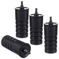 Tallew 4 Pcs Tailgate Spare Tire Bump Stop Kit Bumper Dampers Antirattle Stabilizers For 2007-2024 Jk Jl Models Rubber Exterior 