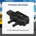 Carmocar Diesel Exhaust Gas Differential Pressure Sensor Dpf 904-7127 Replacement For Cummins Freightliner Cascadia Coronado