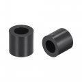 Uxcell Abs Round Spacer Washer Id 4 2mm Od 7mm L 6mm Plastic Standoff For 3d Printer Tv Wall Mounting Electrical Outlet Black