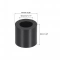 Uxcell Abs Round Spacer Washer Id 4 2mm Od 7mm L 6mm Plastic Standoff For 3d Printer Tv Wall Mounting Electrical Outlet Black