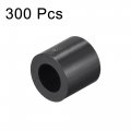 Uxcell Abs Round Spacer Washer Id 4 2mm Od 7mm L 6mm Plastic Standoff For 3d Printer Tv Wall Mounting Electrical Outlet Black