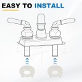 Faucet Mounting Lock Nut G1 2 Abs Plastic Retaining Nuts For Kitchen And Bathroom Sink 4 Pack Beige 1 69 In Outer Diameter 0 51