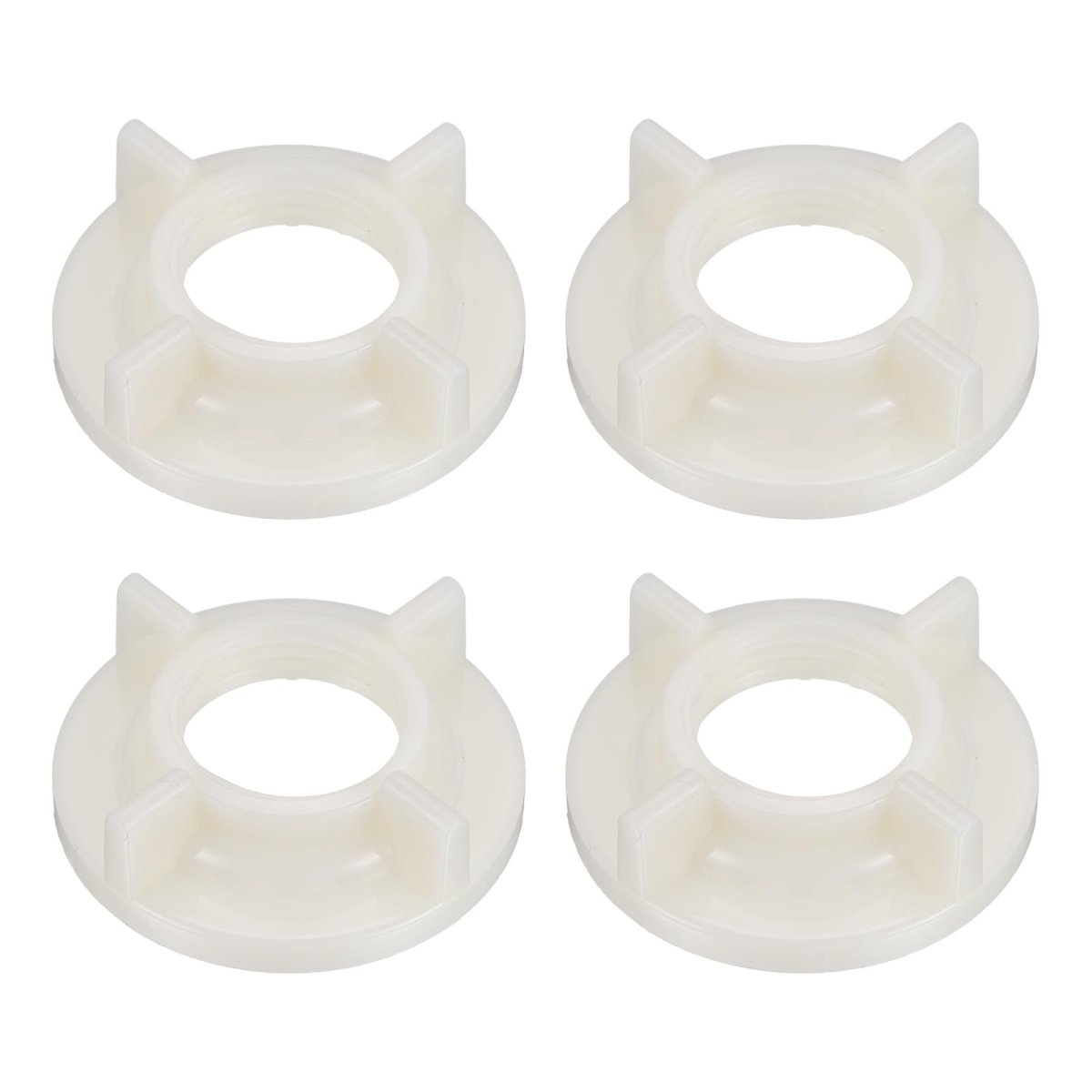 Faucet Mounting Lock Nut G1 2 Abs Plastic Retaining Nuts For Kitchen And Bathroom Sink 4 Pack Beige 1 69 In Outer Diameter 0 51