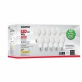 Satco S11400 Led Bulb 9w 120v E26 Ansi Base Non-dimmable 4 38 Mol 2 Mod 800 Lumens 3000k 10000 Hours Rated Life 10 Value Pack