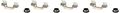 Carlson Quality Brake Parts H5680q Disc Hardware Kit 