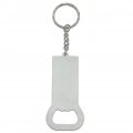 Graphics More Panda And Bamboo Pattern Keychain Rectangle Chrome Plated Metal Bottle Cap Opener