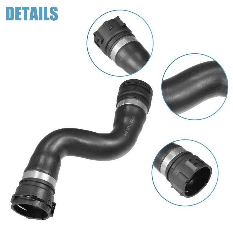 Acropix Engine Radiator Coolant Heater Hose Water Pipe Fit For Bmw X3 0si 3 0l L6 Gas 2007-2008 No 17123424499- Pack Of 1