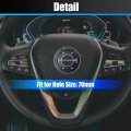 70mm Steering Wheel Hub Adapter Plate Quick Release Kit For 13 14 Inch Aluminum Black