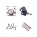 Mromax Drawer Cabinet Lock Cylinder Diameter Zinc Alloy Keyed Alike 1pcs
