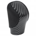 Punched Black Leather Carbon Fiber Pattern Gear Shift Knob Shifter For Lexus Is Nx Rc F Rc350 Gs200t Rc200t Es300h Es350 Gs450h 
