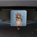 Have A Positive Mind Happy Thoughts Inspirational Tow Trailer Hitch Cover Plug Insert