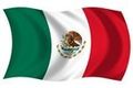 8 In Mexico Waving Flag Sticker 