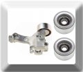 3 Pieces Isumo Replacment 16620-31040 36173 Belt Tensioner Assy 2 Idler Pulley For Lexus Es350 2007-2012 Rx350 2007-2009 Toyota 