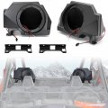 Sport Speaker Enclosures For Polaris Rzr Pro Xp Rear Pods Panels With Metal Mount Brackets Xp4 Le 2020-2023 Accessories 2pcs 