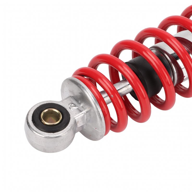 Motorcycle Rear Suspension Shock Absorber 300mm 3000lb Steel Alloy Waterproof Replacement For Jog 100 Red Absorbers And Mounts