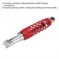 Motorcycle Rear Suspension Shock Absorber 300mm 3000lb Steel Alloy Waterproof Replacement For Jog 100 Red Absorbers And Mounts