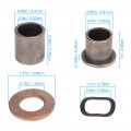 Keenso Spindle Bushing Kit 7048 King Pin Steering Knuckle Set Replacement For Club Car Ds Golf Cart Parts