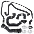 Radiator Hose Coolant Water Pipe Set Fits For Bmw N51b30a Engine 335i 135i 335xi Xdrive X6 2008-2019 X5 2007-2019 Replace Oe 