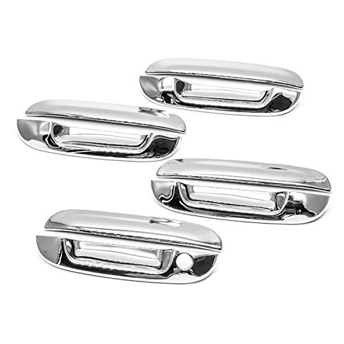 Sizver Chrome Door Handle Covers For 2000-2005 Cadillac Deville