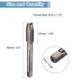 Spiral Point Plug Threading Tap M12 X 1 75 Ground Threads H2 M35 High Speed Steel Cobalt Heat Coloring Metric Screw Taps