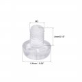 Uxcell M3x4mm Plastic Screws Pc Transparent Acrylic Phillips Cross Pan Hand Tighten Screw 20pcs