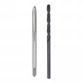 Metric Tap And Drill Bit Set M3 X 0 5 Thread 2 5mm Black Oxide Twist Straight Flute Tapping Threading Repair Tool Kit 