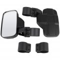 Side View Mirrors Fit For Polaris Rzr Kawasaki Teryx Yamaha Rhino And Yxz Wide Shatter-proof Tempered Glass 1 75 To 2 Roll Bar 