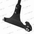 Httmt Mt501-006f-m Matte Black Detachable Backrest Sissy Bar Flame Compatible With 00-later Flstc 00-03 Flsts