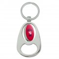 Graphics More University Of Dayton Official Logo Keychain Chrome Metal Spinning Oval Bottle Opener