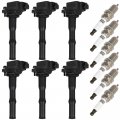Aintier 6 Ignition Coils Iridium Spark Plugs For Toyota Camry 3 0l 1994-1995 2 2l Avalon 1995 Lexus E00 3 Uf204 A C968 E584