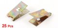 Uxcell 25 X Car Auto Dashboard Pannel Speed Fastener U-clips 5mm Diameter