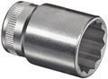 Stahlwille 45a-5 8 Steel Bi-hexagon Socket 3 Drive 12 Points 5 Diameter 31mm Length 21 7mm Width 