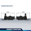 Front Left Right Bumper Support Bracket Set For Toyota Camry 2018-2021 52103-33010 52103-06010 52102-33010 52102-06010 Black