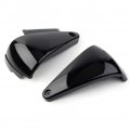 Gzyf Motorcycle Side Battery Cover For Kawasaki Vulcan 400 Vn400 800 Vn800 Black