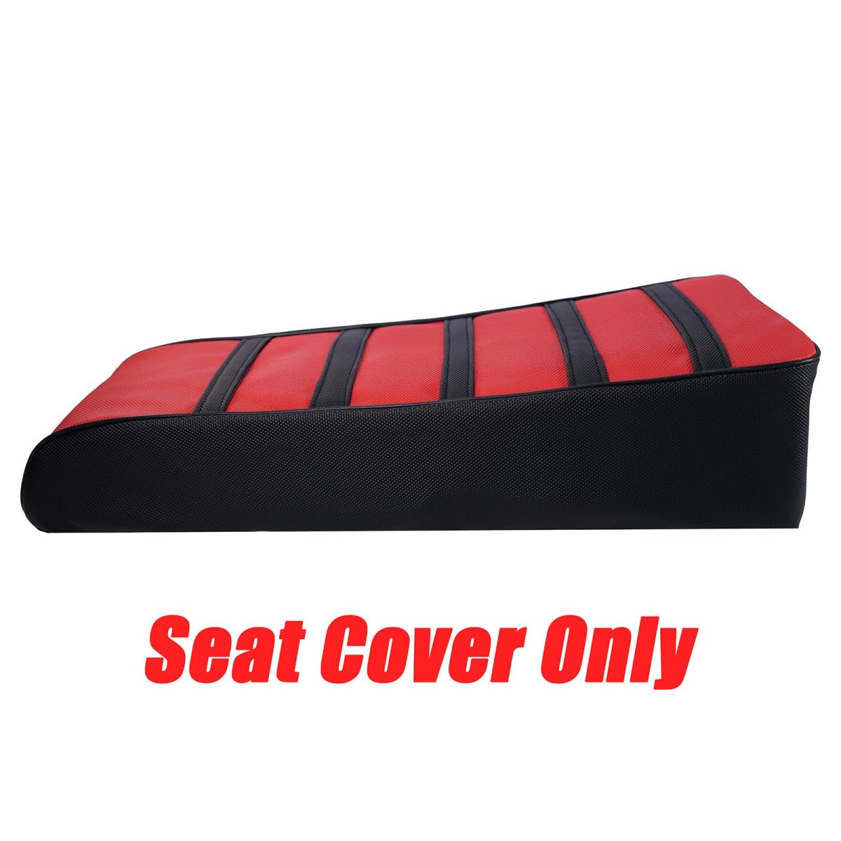 Jmchstore Red Ribbed Mini Bike Seat Cover Gripper Soft For Coleman Ct200u 196cc Baja Db30 Hisun 200cc Trail Cushion Replacement