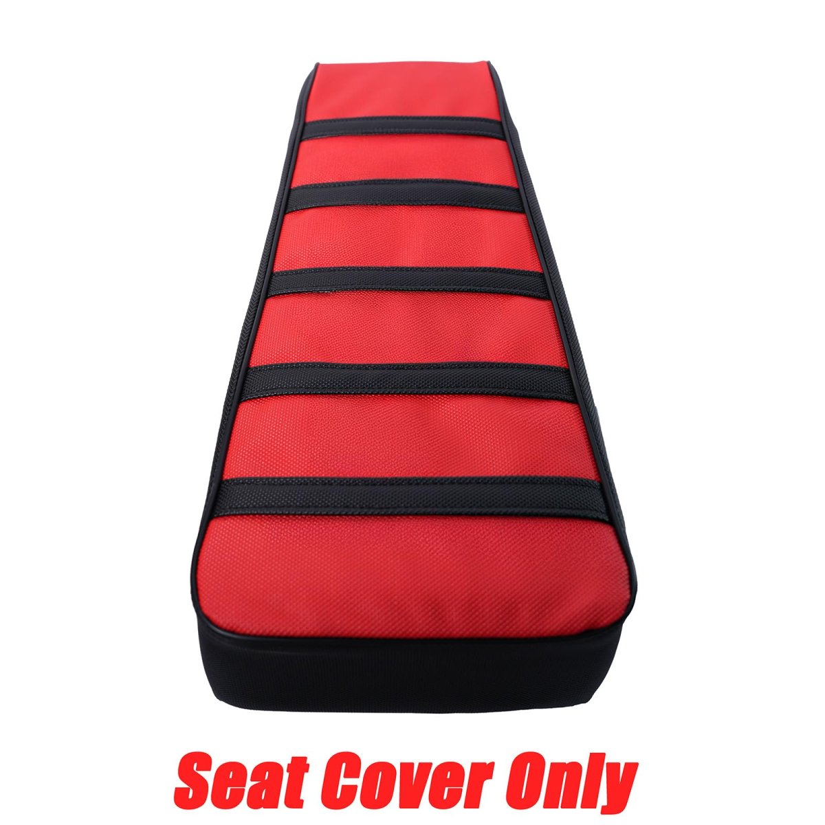 Jmchstore Red Ribbed Mini Bike Seat Cover Gripper Soft For Coleman Ct200u 196cc Baja Db30 Hisun 200cc Trail Cushion Replacement