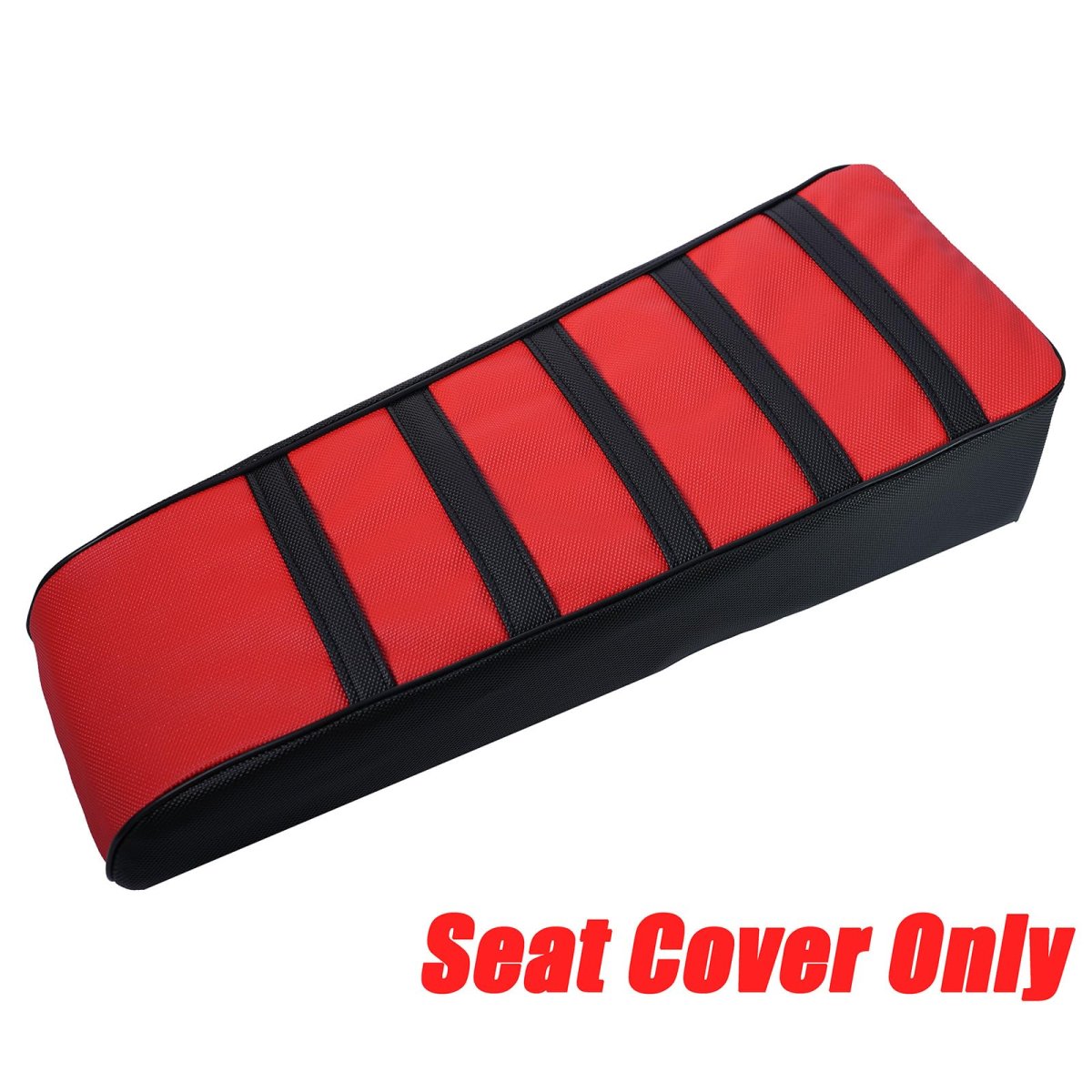 Jmchstore Red Ribbed Mini Bike Seat Cover Gripper Soft For Coleman Ct200u 196cc Baja Db30 Hisun 200cc Trail Cushion Replacement
