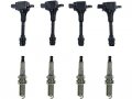 Ignition Coil And Spark Plug Kit 8 Piece For 2002-2006 Nissan Altima 2 5l 4-cylinder 