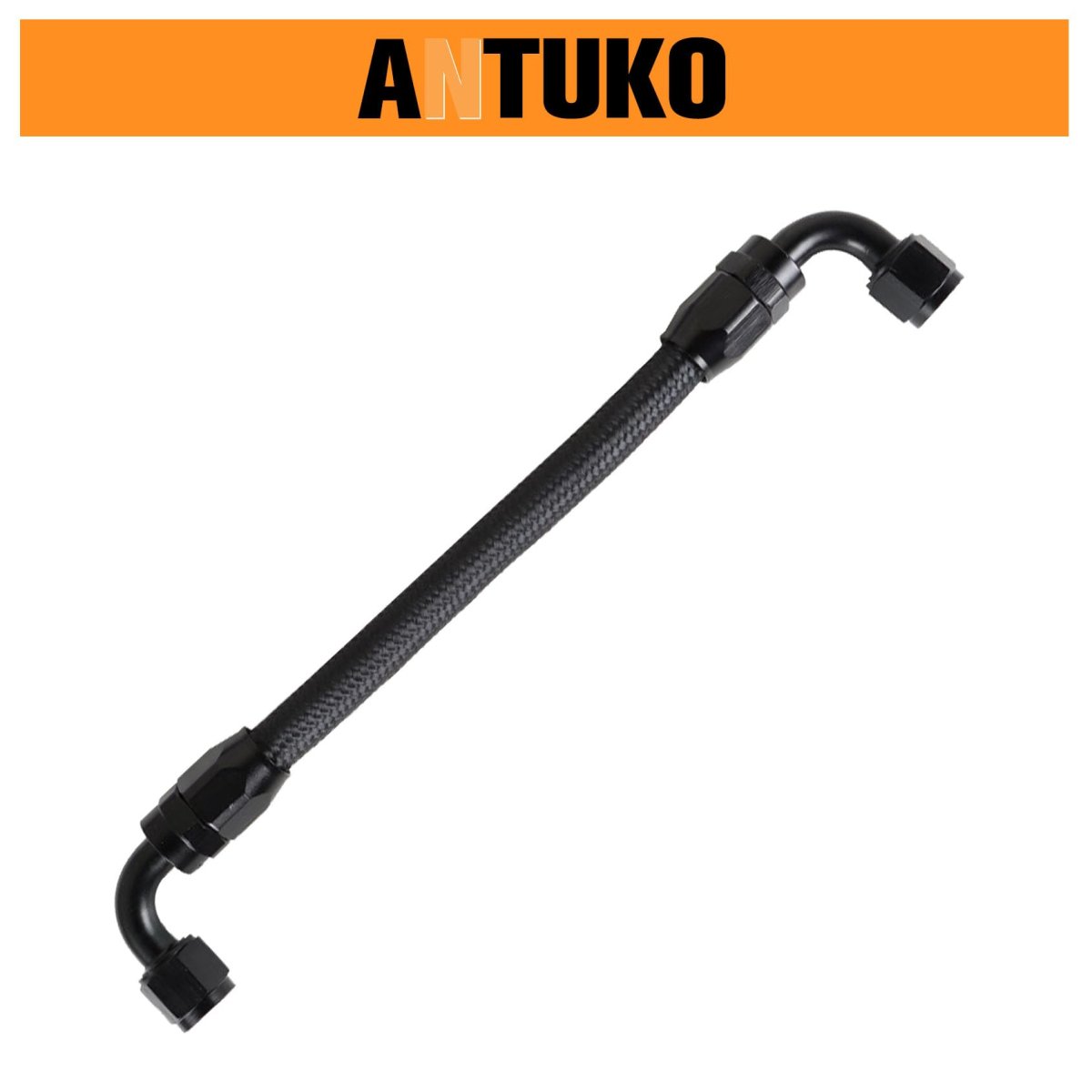 8an Fuel Rails Kit Black Replacement For Ls1 And Ls6 Includes 90 Degrees Fittings Orb End Plug