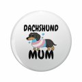 1080 Graphics Dachshund Mum Mother S Day Fan Training Long Nose Key Chain Double Sided Stainless Steel Keychain 
