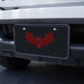 Graphics More Bat Red Tribal Novelty Metal Vanity Tag License Plate