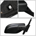 Ma1321212 Factory Style Passenger Right Side Mirror Manual Folding Power Adjust Heated Glass Compatible With Mazda 5 12-17