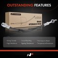 A-premium Rear Driver And Passenger Brake Hydraulic Hoses Compatible With Select Ford Lincoln Mercury Models Fusion 2008-2009
